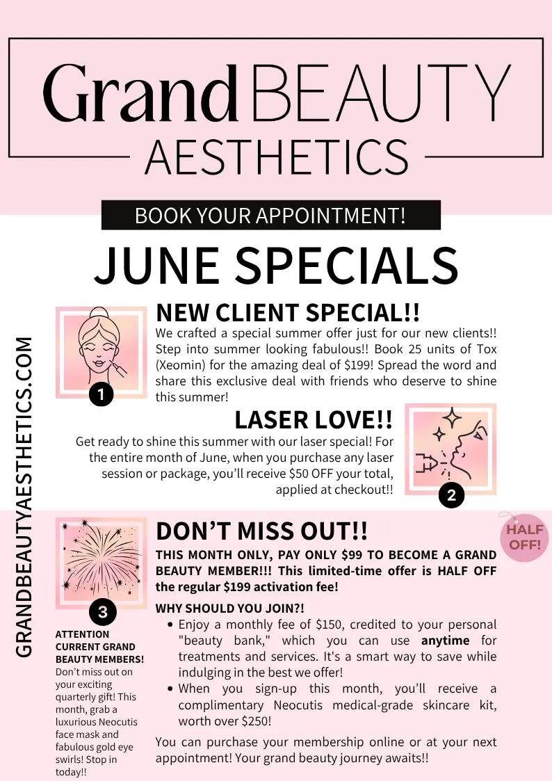 June Specials Website